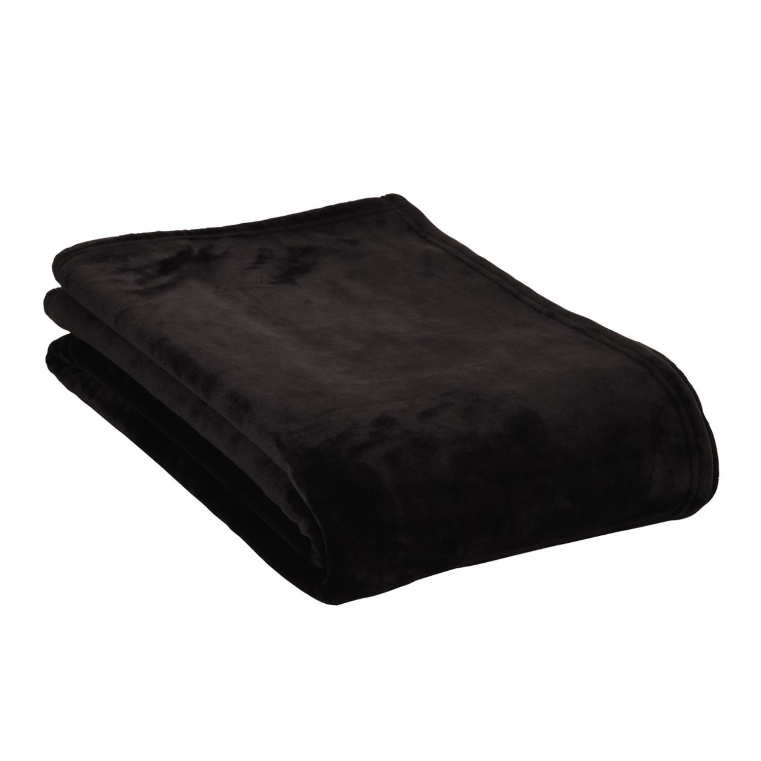 eskimo Decke Silky schwarz Kuscheldecke anschmiegsam schwarz