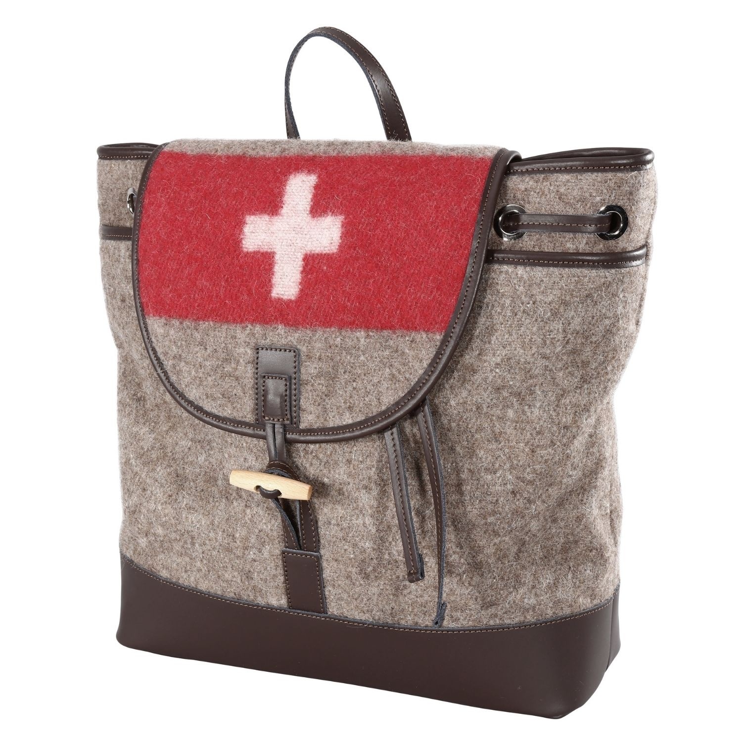 eskimo Schweizer Rucksack Rucksack aus Wolle für Schule und Jagd