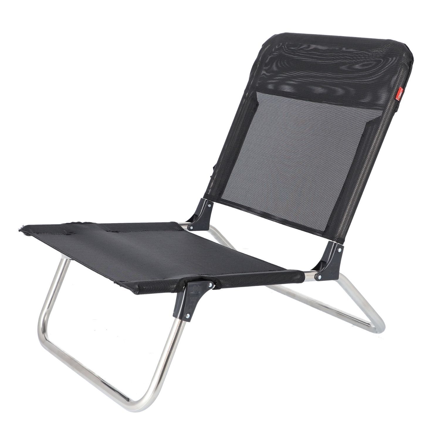 jankurtz Fiam QUICK Strandstuhl schwarz Aluminiumgestell und Bezug aus Kunstgewebe