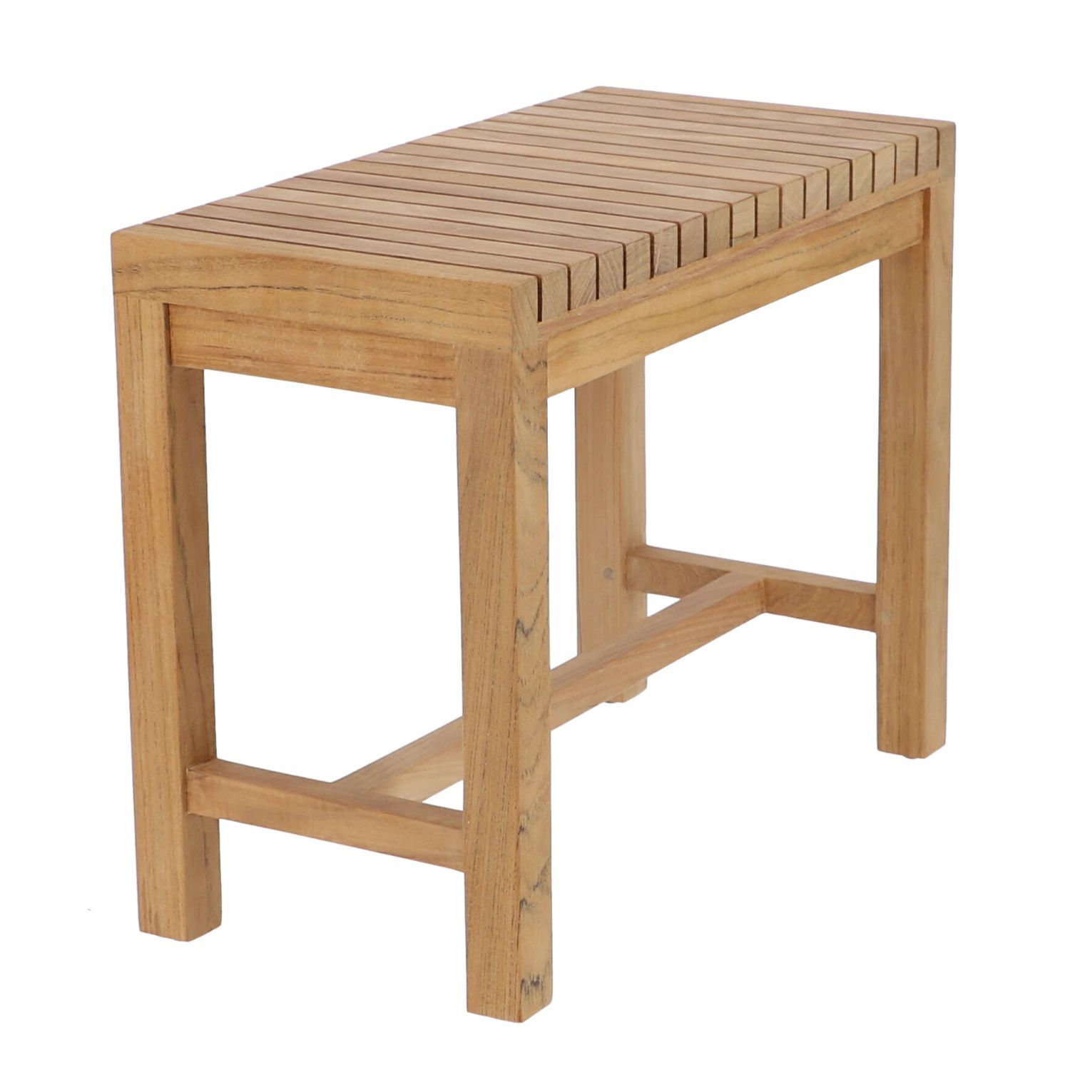 jankurtz SAMOA FLOWER Beistelltisch 40x50 cm Beistelltisch aus massivem Teakholz