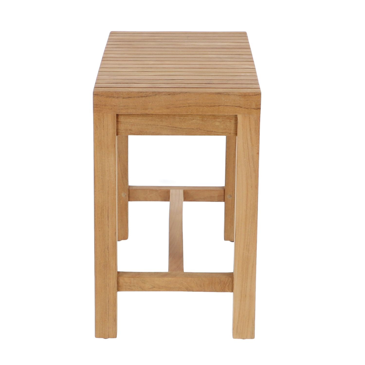 jankurtz SAMOA FLOWER Beistelltisch 40x50 cm Beistelltisch aus massivem Teakholz