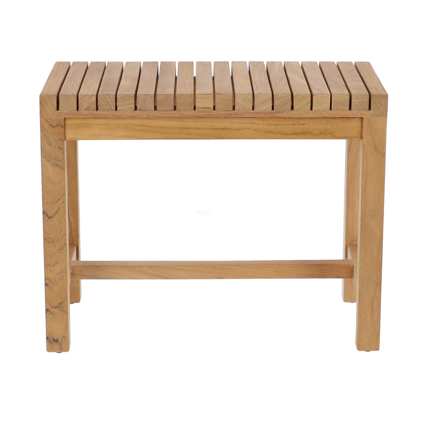 jankurtz SAMOA FLOWER Beistelltisch 40x50 cm Beistelltisch aus massivem Teakholz