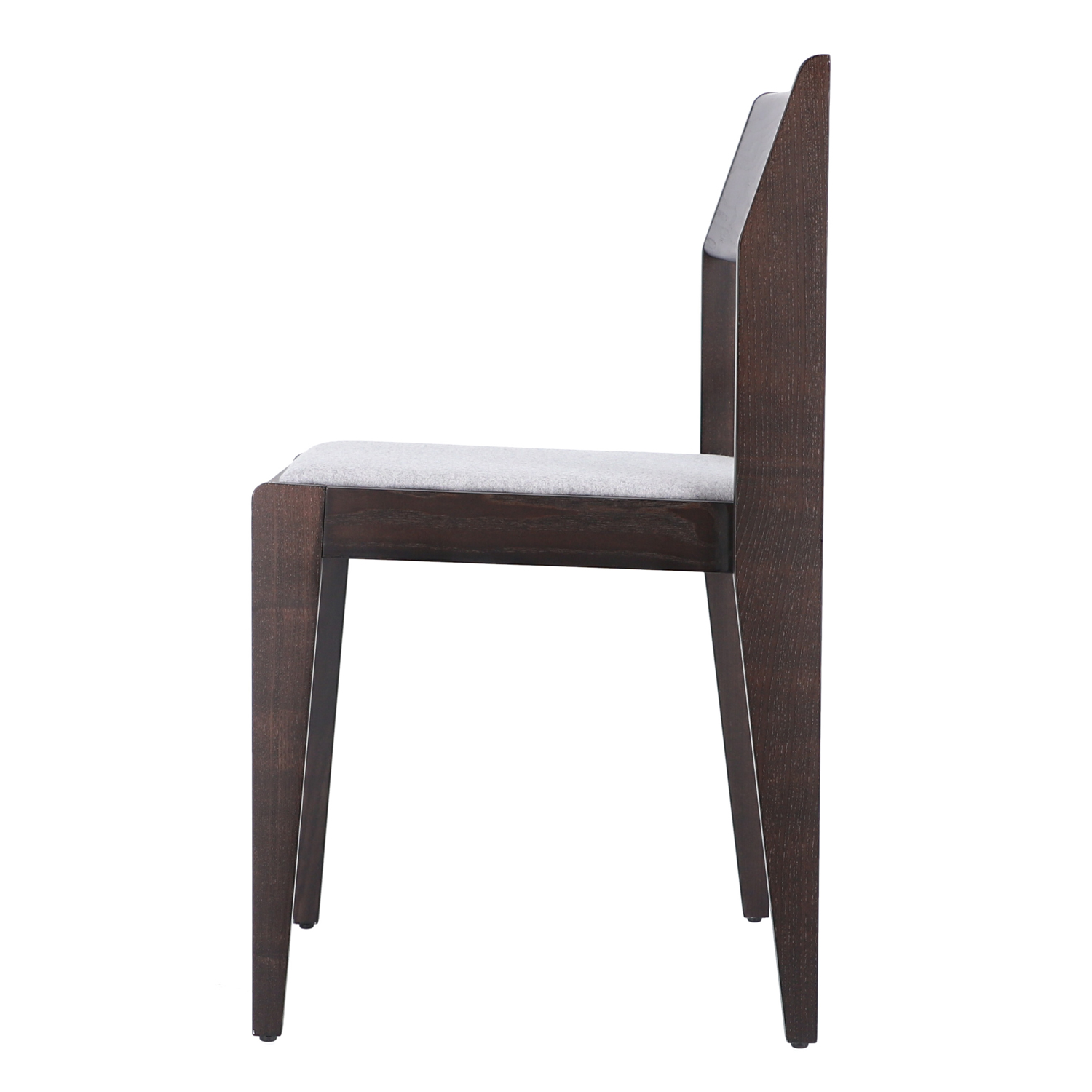 jankurtz Stuhl NORA mit Polster 2er Set Esche wenge, braun matt gebeizt