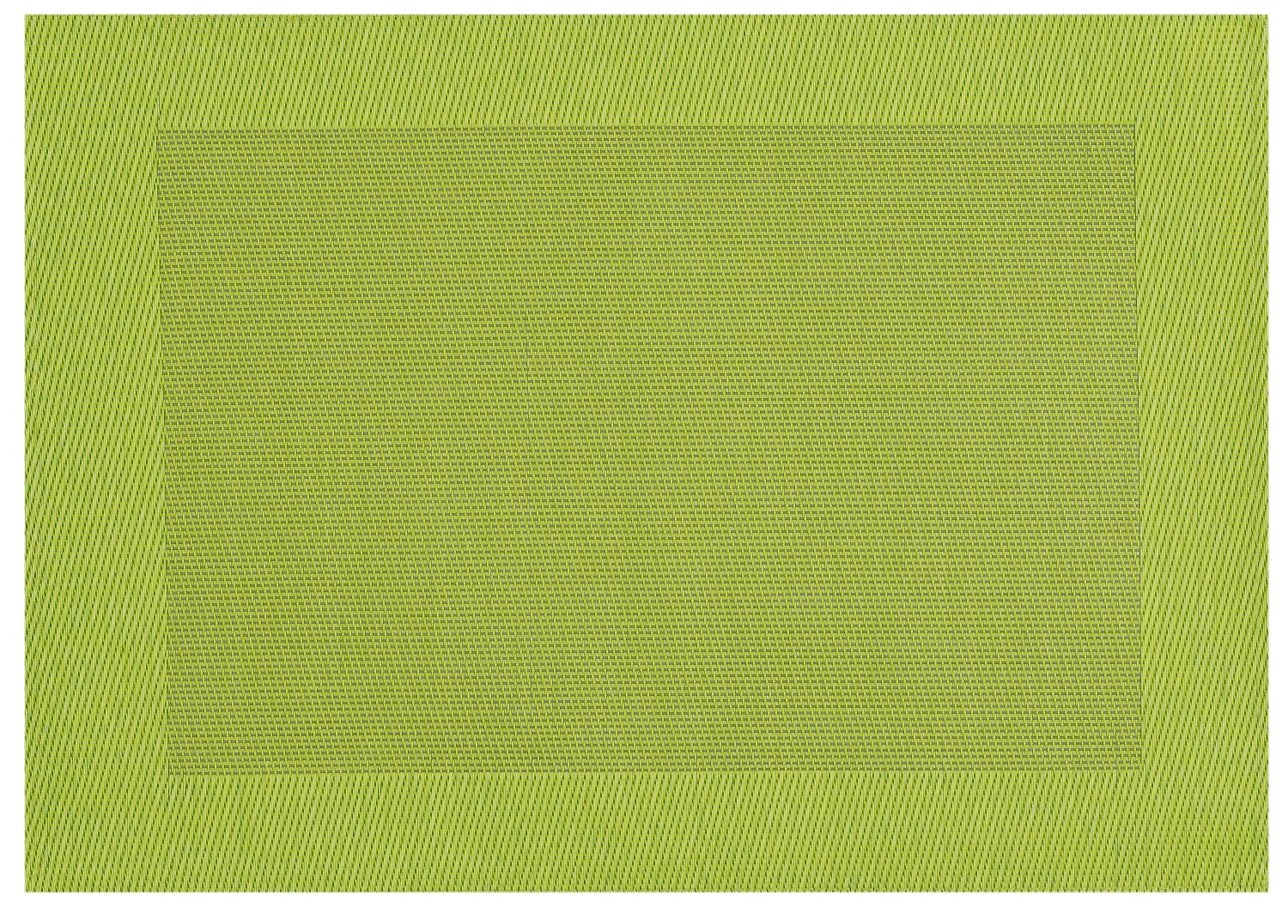 stuco trends textiles Platzset Tischset Cadre eckig 45 x 33 cm hellgrün 2er Set 
