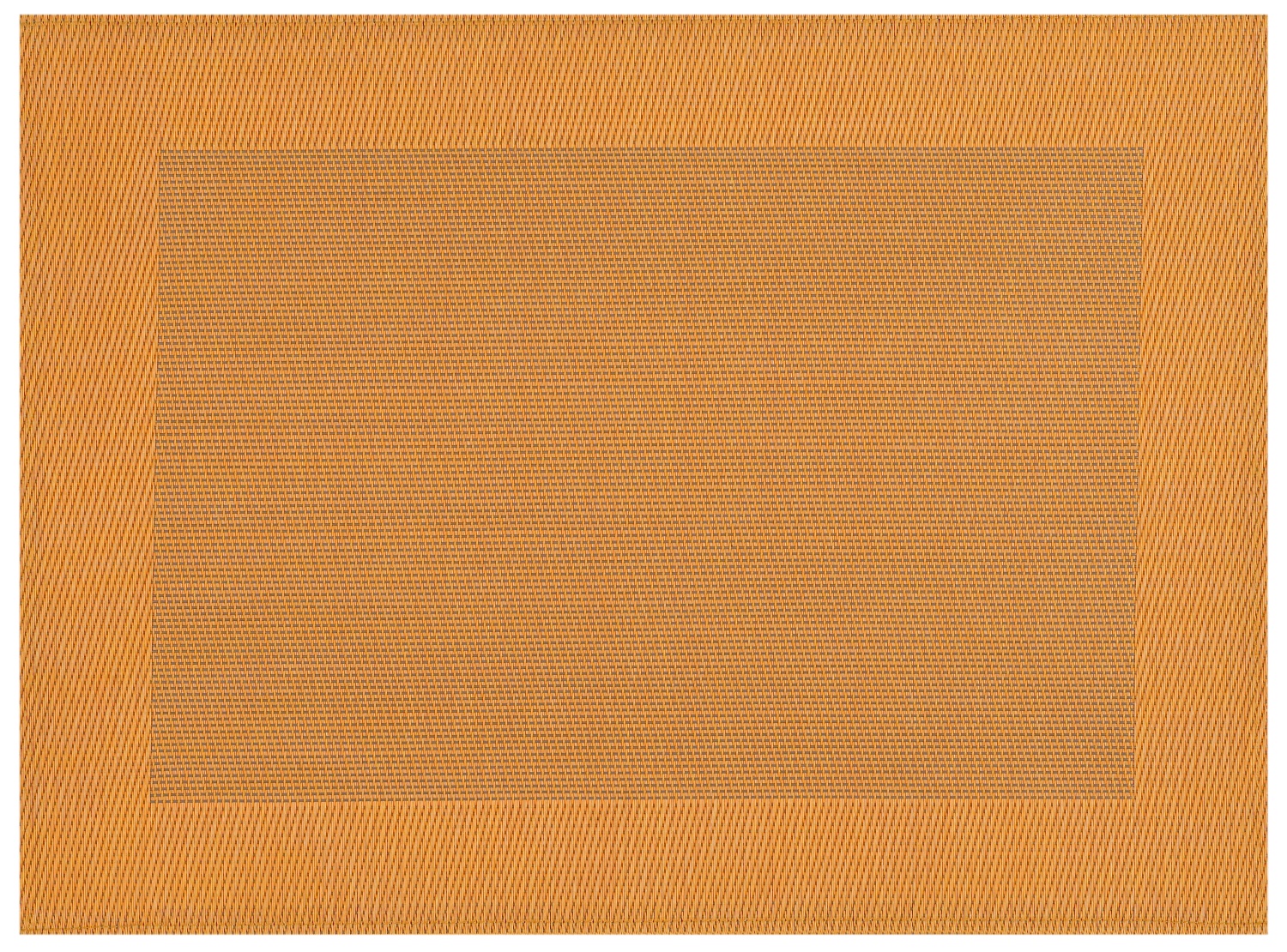 stuco trends textiles Platzset Tischset Cadre eckig 45 x 33 cm orange 2er Set 