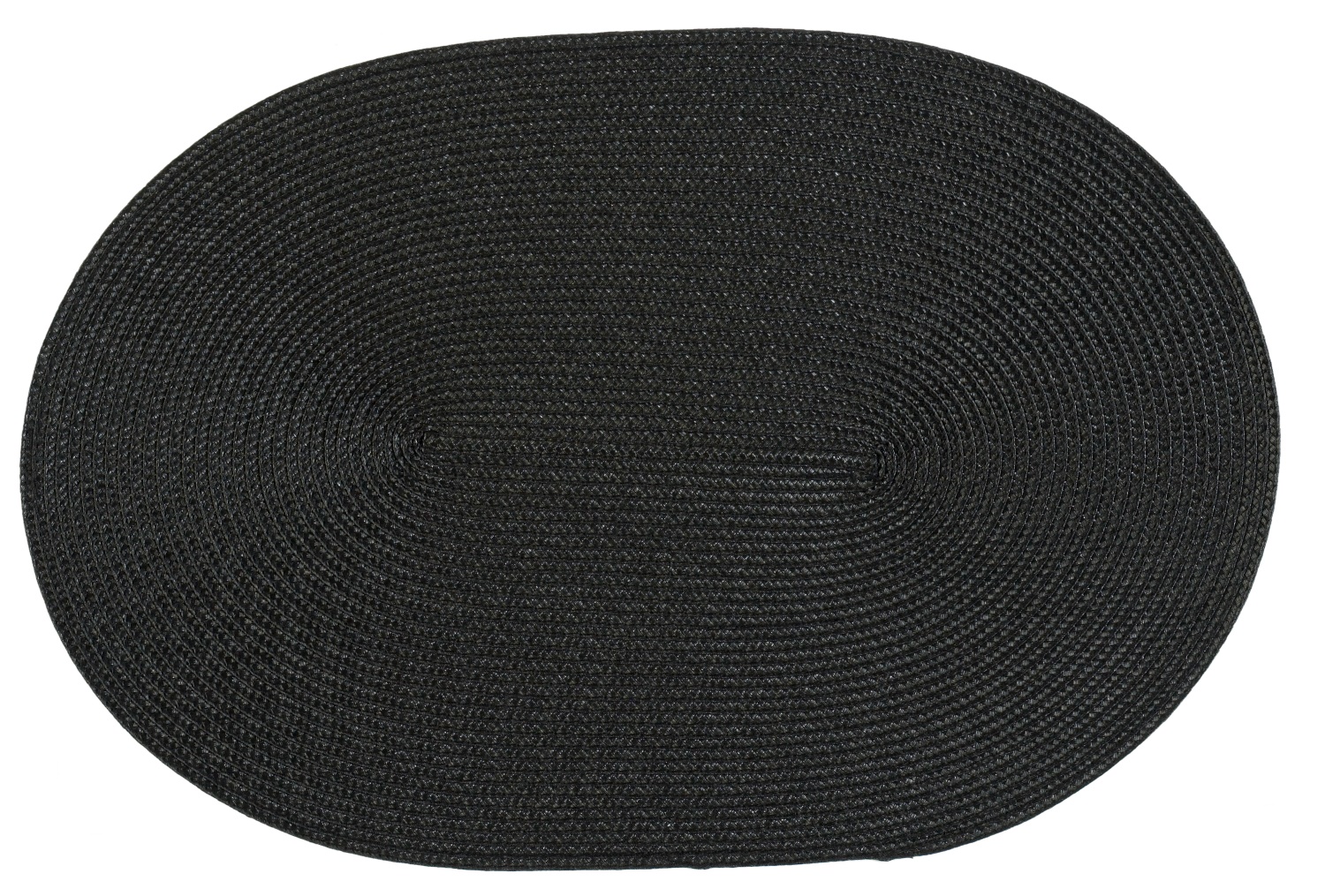 stuco trends textiles Platzset Tischset Polypro oval 45x30 cm schwarz 4er Set 