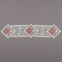 Solesse Tischwäsche Spitzenband Set 2 Stück sekt rosa