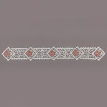 Solesse Tischwäsche Spitzenband sekt rosa