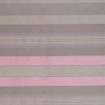 Vorhangstoff Aarberg Halbtransparent Querstreifen lila grau
