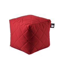 b-box extreme lounging Sitzwürfel Red - Quilted In & Outdoor