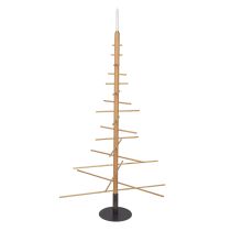 designimdorf Weihnachtsbaum Buchenholz abstrakt