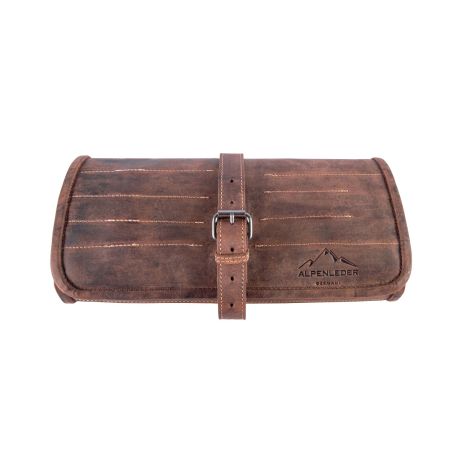 ALPENLEDER Messerrolle BUTCHER old havanna