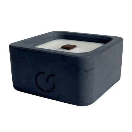 CS-Beton Tischfeuer FLAT dunkelgrau 10 cm eckig