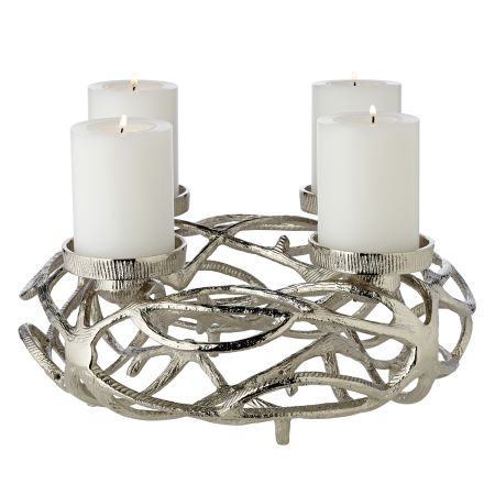 EDZARD Adventskranz Bernd 29cm rund