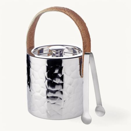 EDZARD Eiseimer Capri Edelstahl Höhe 17cm  Ø 15cm