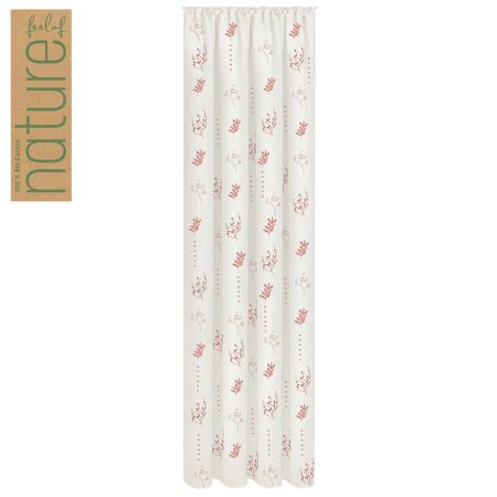 Gerster Bio-Baumwoll-Vorhang Erika rosenholz