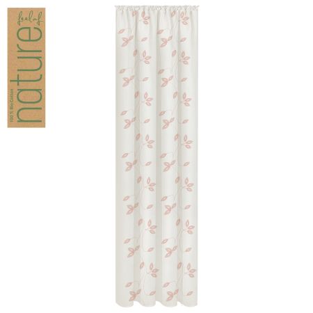 Gerster Bio-Baumwoll-Vorhang Luisa altrosa