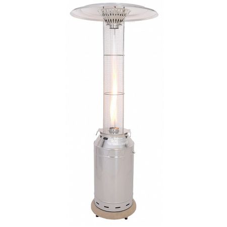 Hainser Gasheizstrahler Modell-I Heizpilz Edelstahl