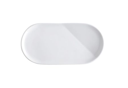 KAHLA O - The better place weiß Platte oval 20 cm