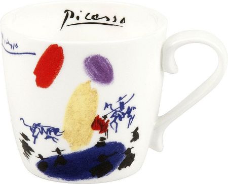Tasse à Café Könitz Mug Picasso "La Siesta" - Porcelaine D'os 450 Ml, Multicolore, Made In Germany