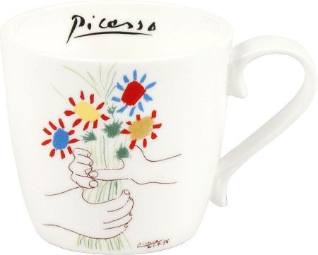 Könitz Tasse 'Picasso – Frau Mit Hut' – Aus Porzellan, 450 Ml, Made In Germany, Spülmaschinengeeignet