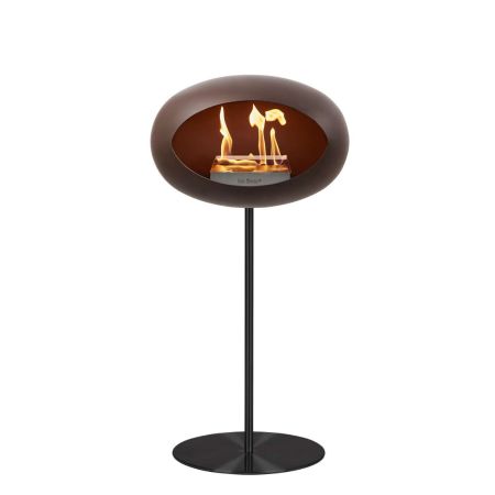 Le Feu Steel Bioethanol Kamin, stehend mocca 115cm,