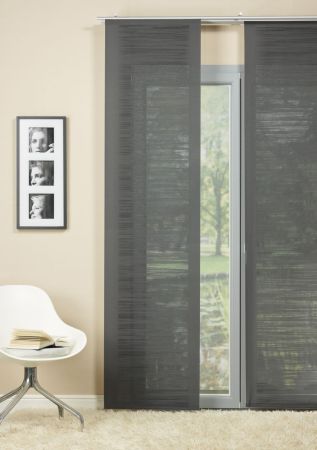 NEUTEX Flächenvorhang MITO 245x60 cm schwarz