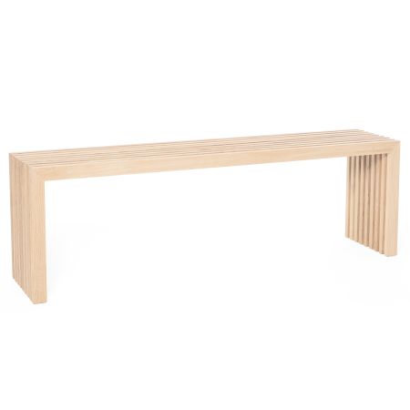 Raumgestalt Bank Eiche Lamellen natur Breite 140cm