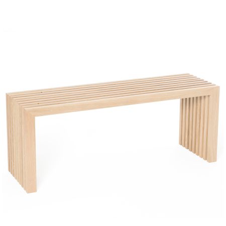 Raumgestalt Bank Eichenlamellen natur 120cm