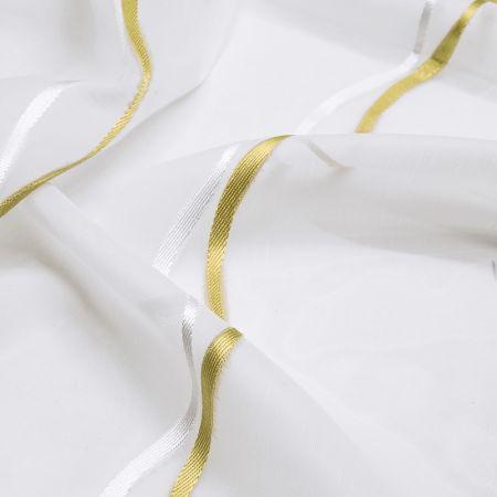 Store Gardinenstoff Metz Scherli Welle hellgrün Höhe 280cm