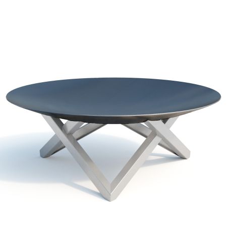 SvenskaV Feuerschale FUTURA XXL massiver Rohstahl