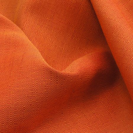 Vorhangstoff Dekostoff Betim Uni orange Breite 144cm