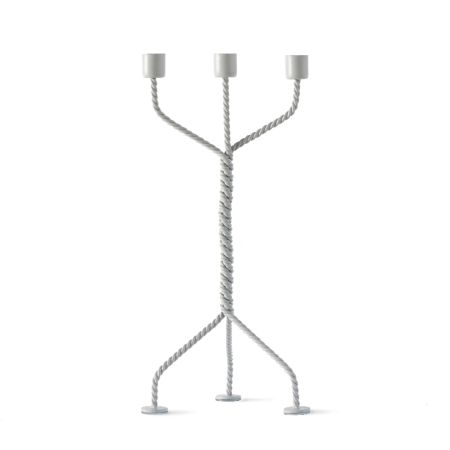 Werkwaardig Kerzenhalter TWISTED hellgrau