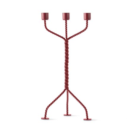 Werkwaardig Kerzenhalter TWISTED rot