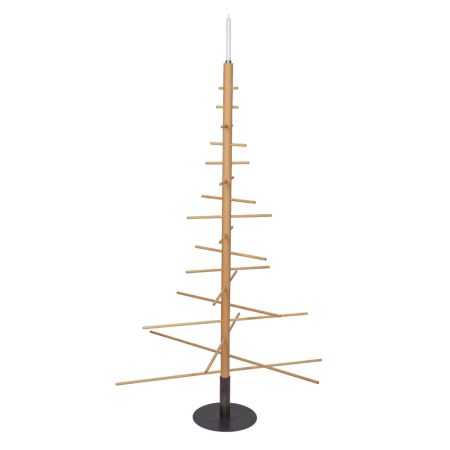 designimdorf Weihnachtsbaum Buchenholz abstrakt