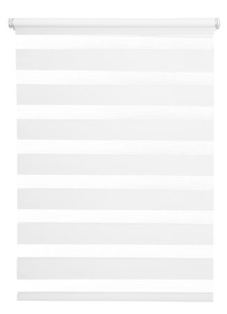 erfal Doppelrollo Klemmfix Tageslicht uni Höhe 160 cm Breite 60 cm weiß