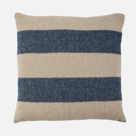 eskimo Kissen Stripes Streifen marine beige