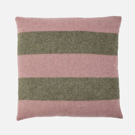 eskimo Kissen Stripes Streifen oliv rose