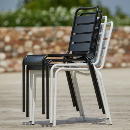 jankurtz Set 4 Stapelstühle FIAM MYA schwarz