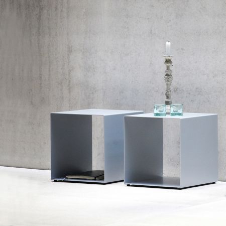 jankurtz Würfel CUBUS Stahlblech luna silber