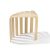 BEdesign Designhocker FAN natur #1