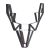 BEdesign Wandregal DEER klein schwarz #1