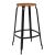 CHAISES Nicolle Barhocker caramel anthrazit #1