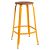 CHAISES Nicolle Barhocker caramel narzissengelb #1