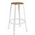 CHAISES Nicolle Barhocker caramel verkehrsweiss #1