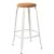 CHAISES Nicolle Barhocker natural Loom verkehrsweiss #1