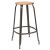 CHAISES Nicolle Barhocker natural anthrazit #1