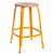 CHAISES Nicolle Barhocker natural narzissengelb #1