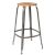 CHAISES Nicolle Barhocker natural stahlgrau #1