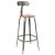 CHAISES Nicolle Barstuhl caramel stahlgrau #1